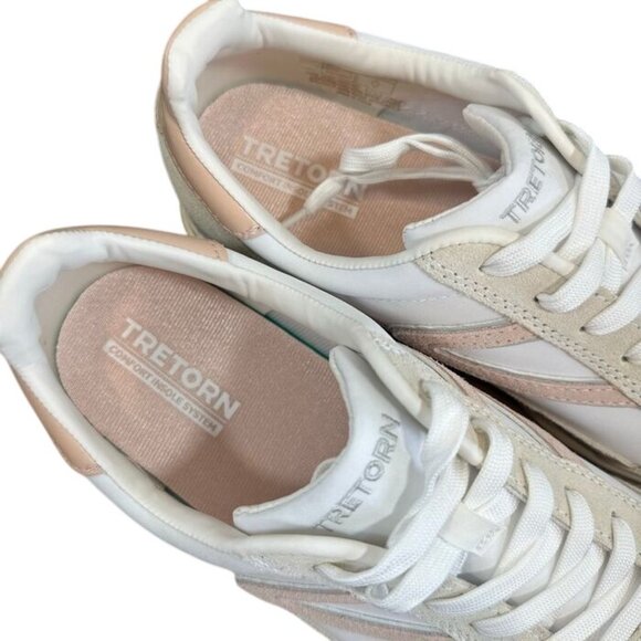 Tretorn Womens Sneakers Pink Multicolor Jogger Shoes Memory Foam Lace-Up Padded - Picture 6 of 6